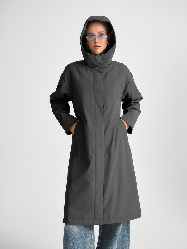 Плащ утепленный