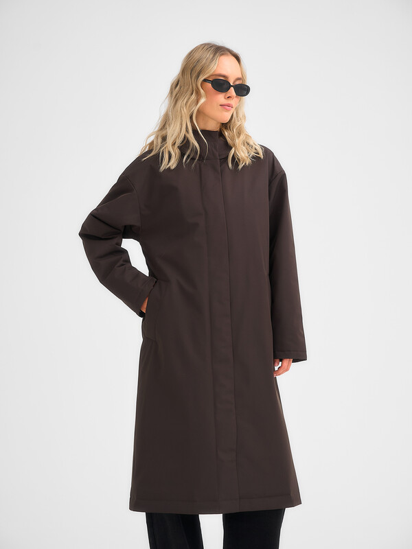 Плащ утепленный