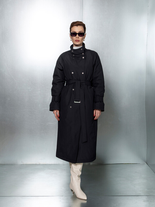 Плащ утепленный