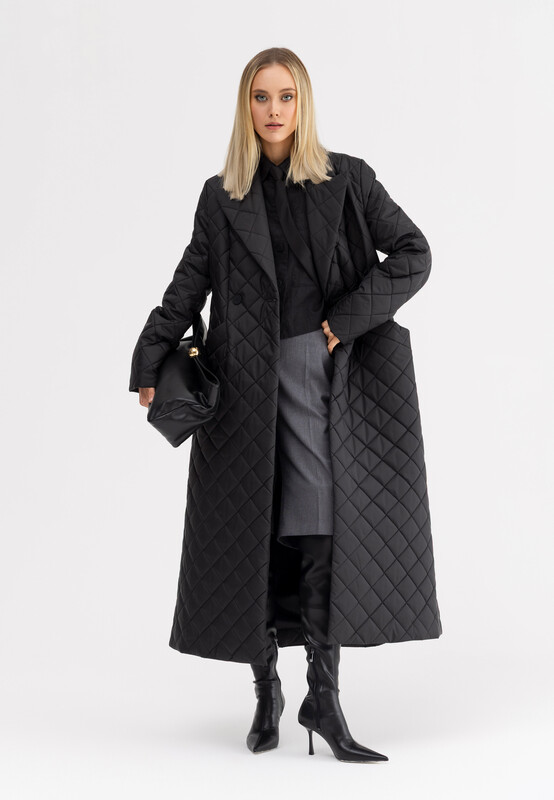 Плащ утепленный