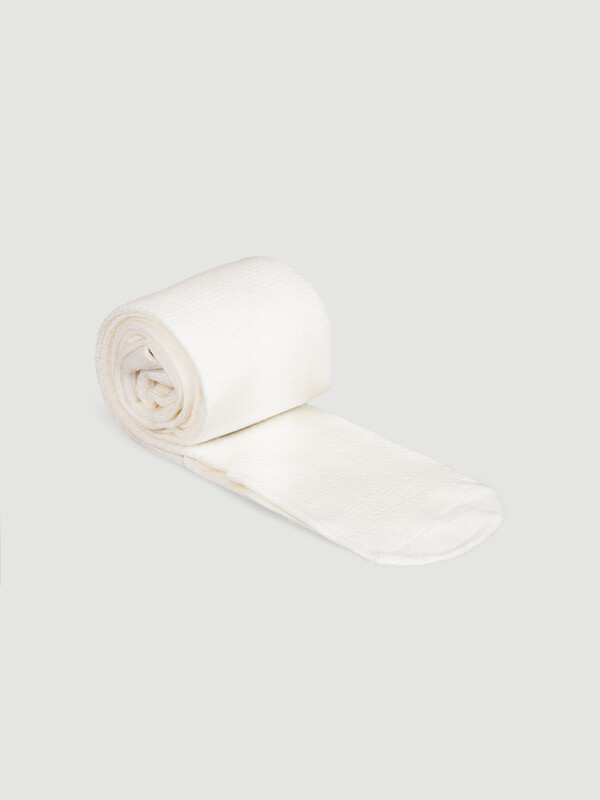 Колготки детские Ажурные Mjolk Крем, р.14 (98-104)