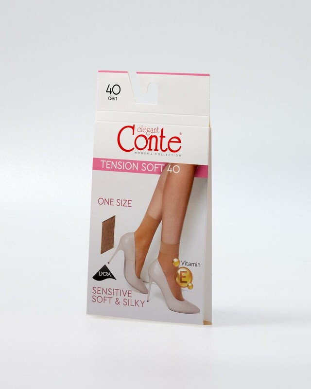 Полиамидные CONTE TENSION SOFT 40  Носки женские