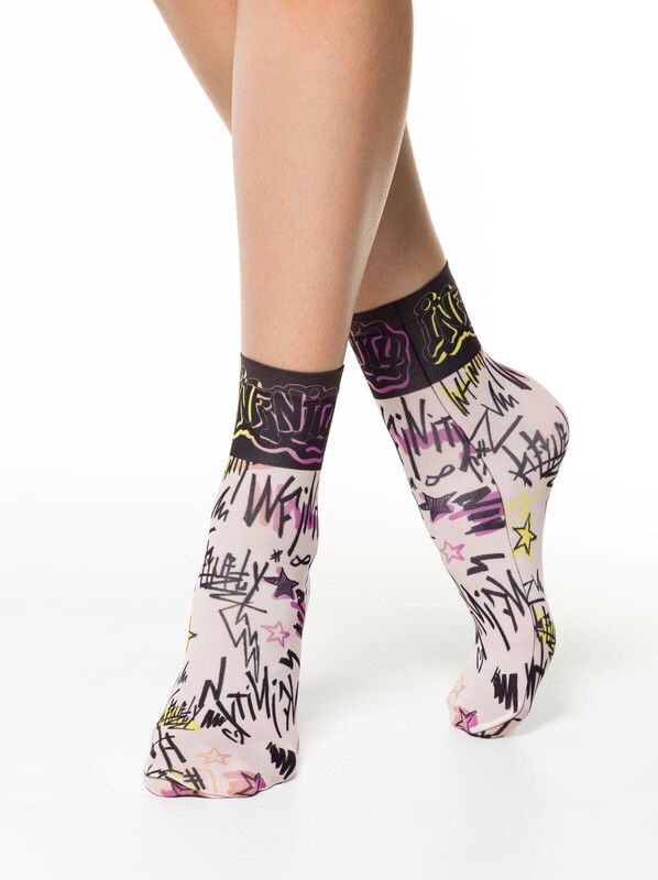 Носки женские CONTE Носки с принтом FANTASY 70