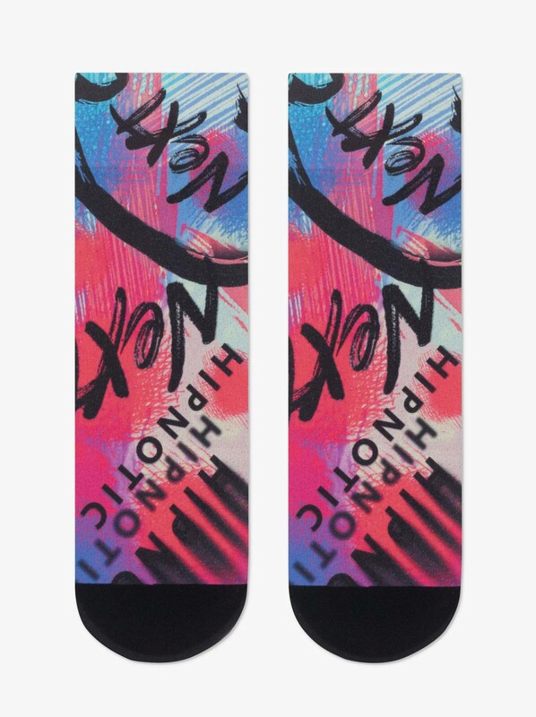 Носки женские CONTE FANTASY Плотные носки с черным мыском и рисунком «Hipnotic»