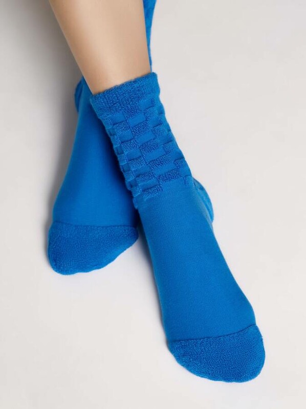 Теплые CONTE COMFORT Махровые носки из хлопка с объемными рисунками