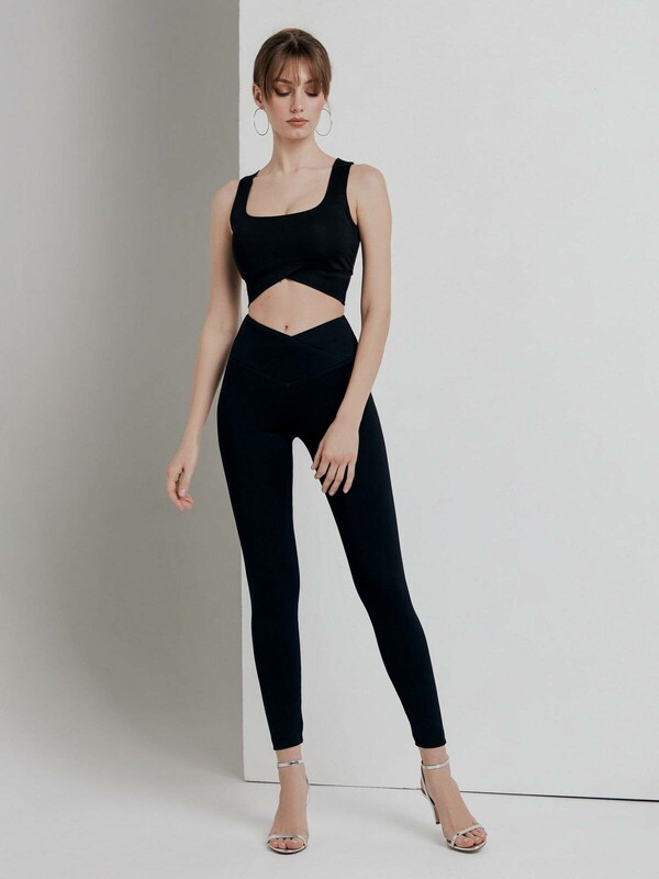 Легинсы женские CONTE Моделирующие хлопковые леггинсы с фигурным поясом LS 1727